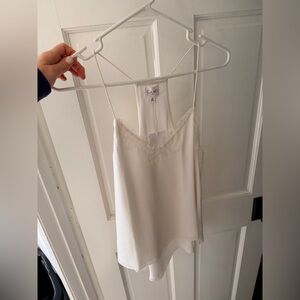 Cami NYC Silk Racer CDC in White